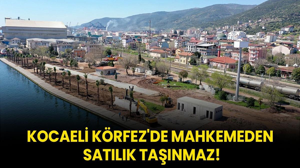 Kocaeli Krfez'de mahkemeden satlk tanmaz!