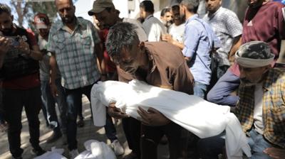 srail katliama devam ediyor: 59 Filistinli daha hayatn kaybetti