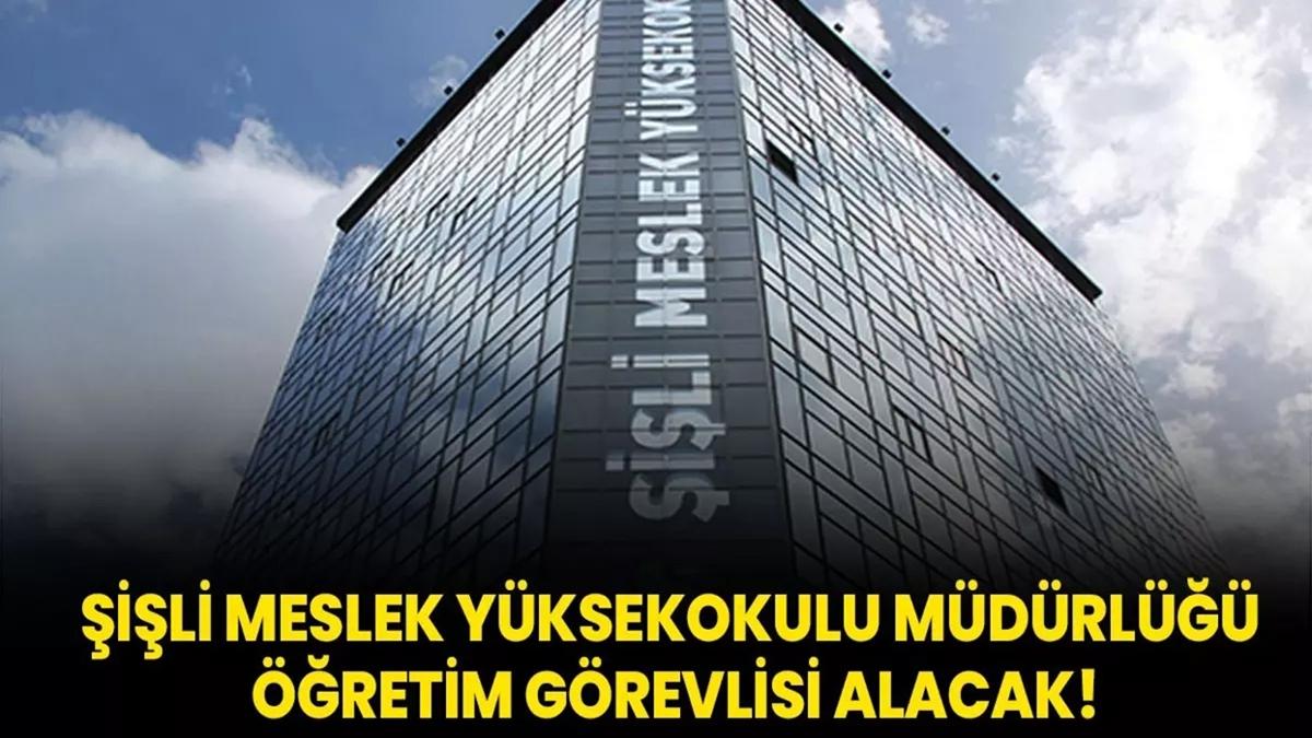 stanbul ili Meslek Yksekokulu Mdrl retim Grevlisi alacak!