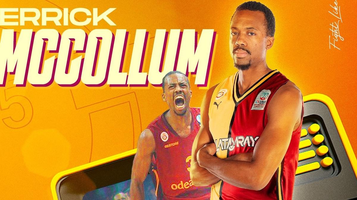 Galatasaray, Errick McCollum'u yeniden kadrosuna katt