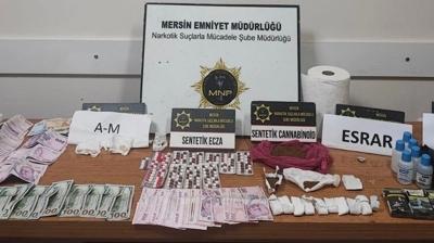 Mersin'de uyuturucu operasyonu: 35 tutuklama
