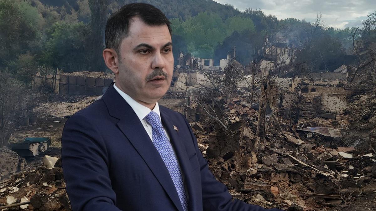 Bilecik'te orman yangn... Bakan Kurum: Yaralar hzla saracaz