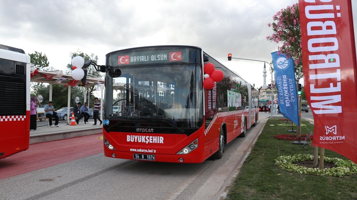 stanbul'dan sonra ilk: ehirde metrobs seferleri balad