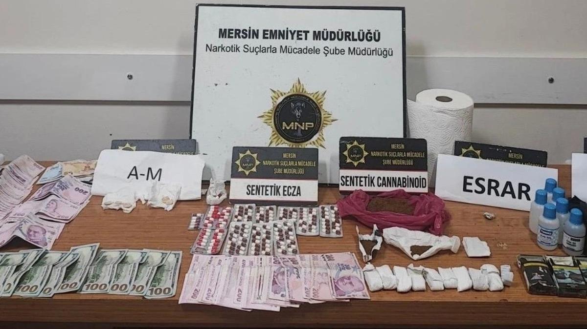 Mersin'de uyuturucu operasyonu: 35 tutuklama