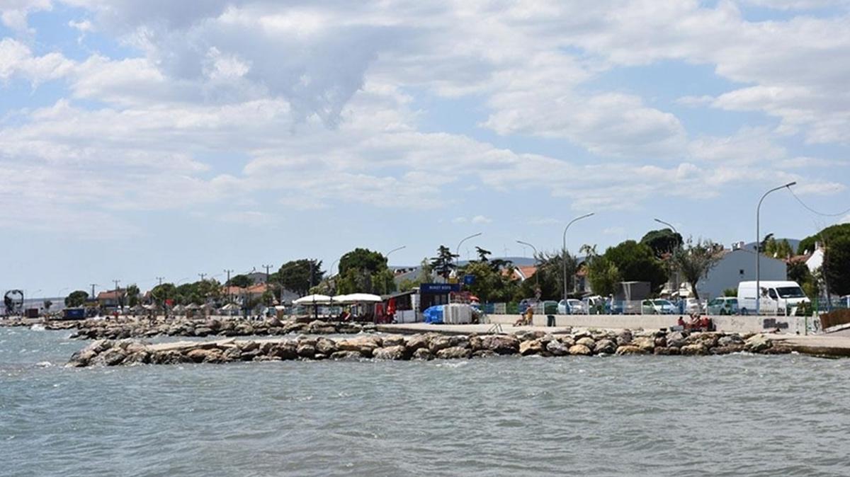 Tekirda'da poyraz alarm!  ilede denize giri yasak