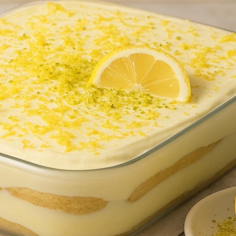 Limonlu tiramisu tarifi! Hem ferah hem lezzetli