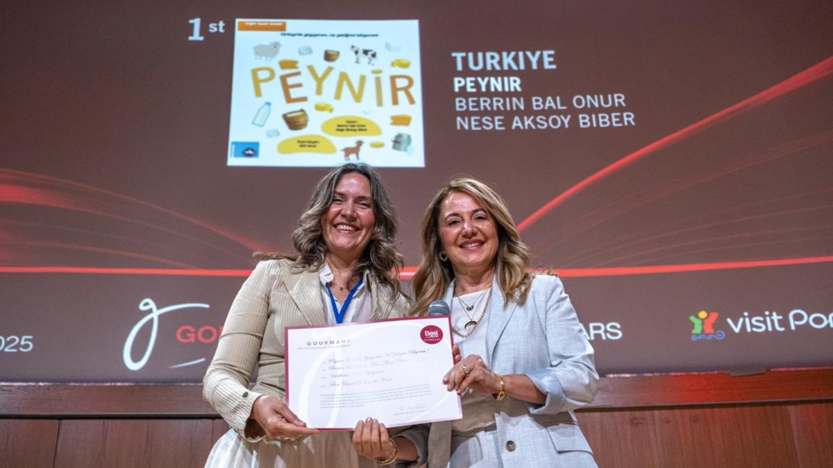 VakfBank Kltr Yaynlar'nn Peynir kitab dnyann en iyisi seildi