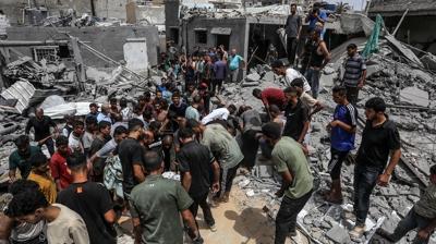 Gazze'de can kayb 56 bin 647'ye ykseldi