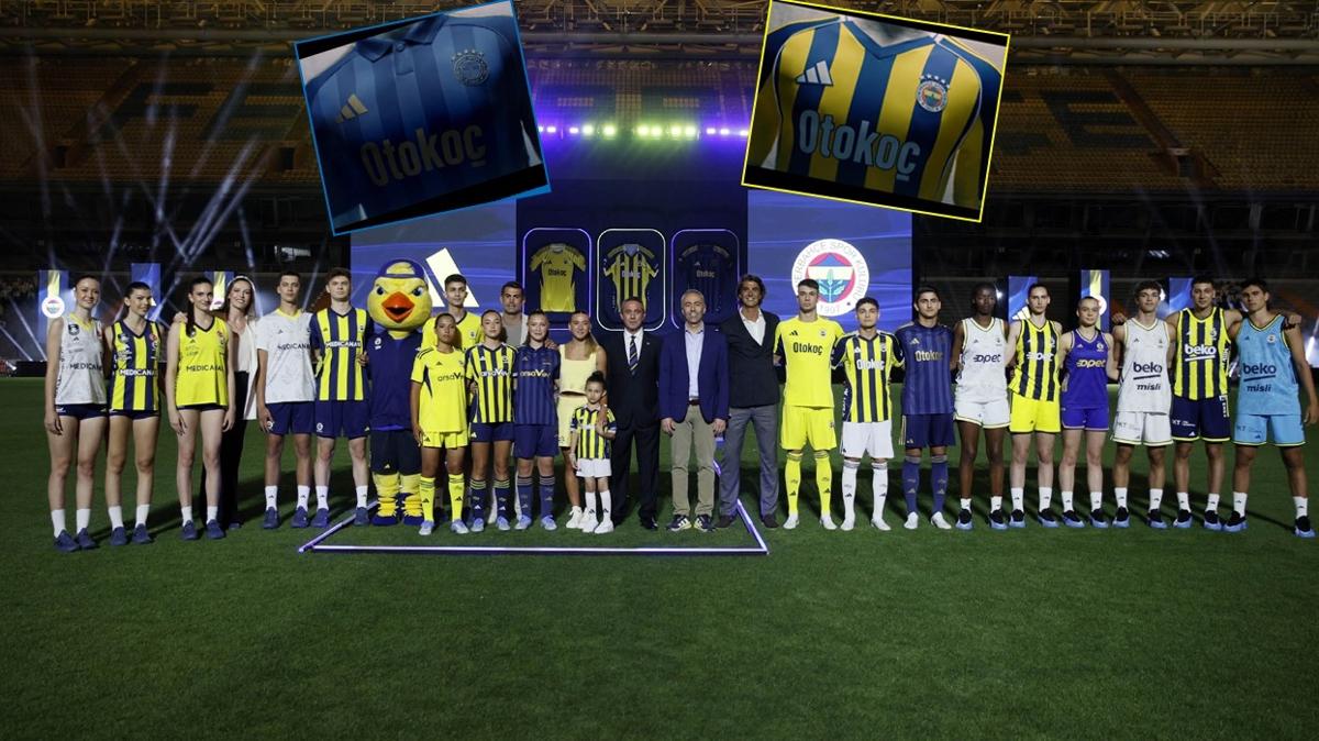 Fenerbahe'de lansman gerekleti! te yeni sezon formalar