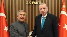 Bakan Erdoan, Tataristan Cumhurbakan ile grt