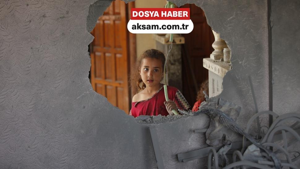 ran savann glgesinde Gazze'de artan sistematik ykm