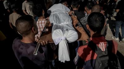 Katil ordusu kana doymuyor! Filistinli ehit says 57 bini at