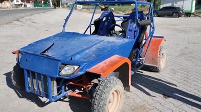 Su borularyla arazi arac retti: 80 kilometre hza ulayor