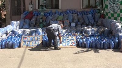 Bursa'nn sessiz kahraman... Toplad kapaklarla ihtiya sahiplerine umut oluyor