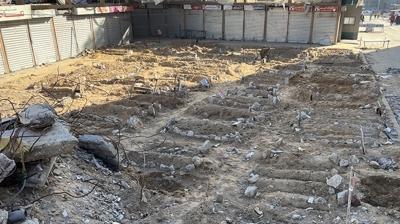 Gazze'de mezarlklar doldu