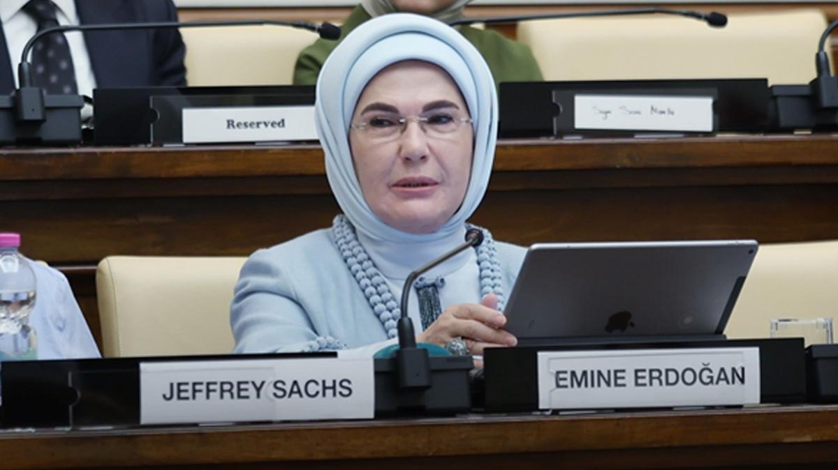 Emine Erdoan'dan Vatikan'da "Dnya 5'ten byktr" vurgusu: Bu byk bir kresel adalet arsdr