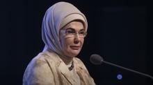 Emine Erdoan'dan Vatikan'da ''Dnya 5'ten byktr'' vurgusu: Bu byk bir kresel adalet arsdr