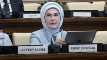Emine Erdoan'dan Vatikan'da ''Dnya 5'ten byktr'' vurgusu: Bu byk bir kresel adalet arsdr