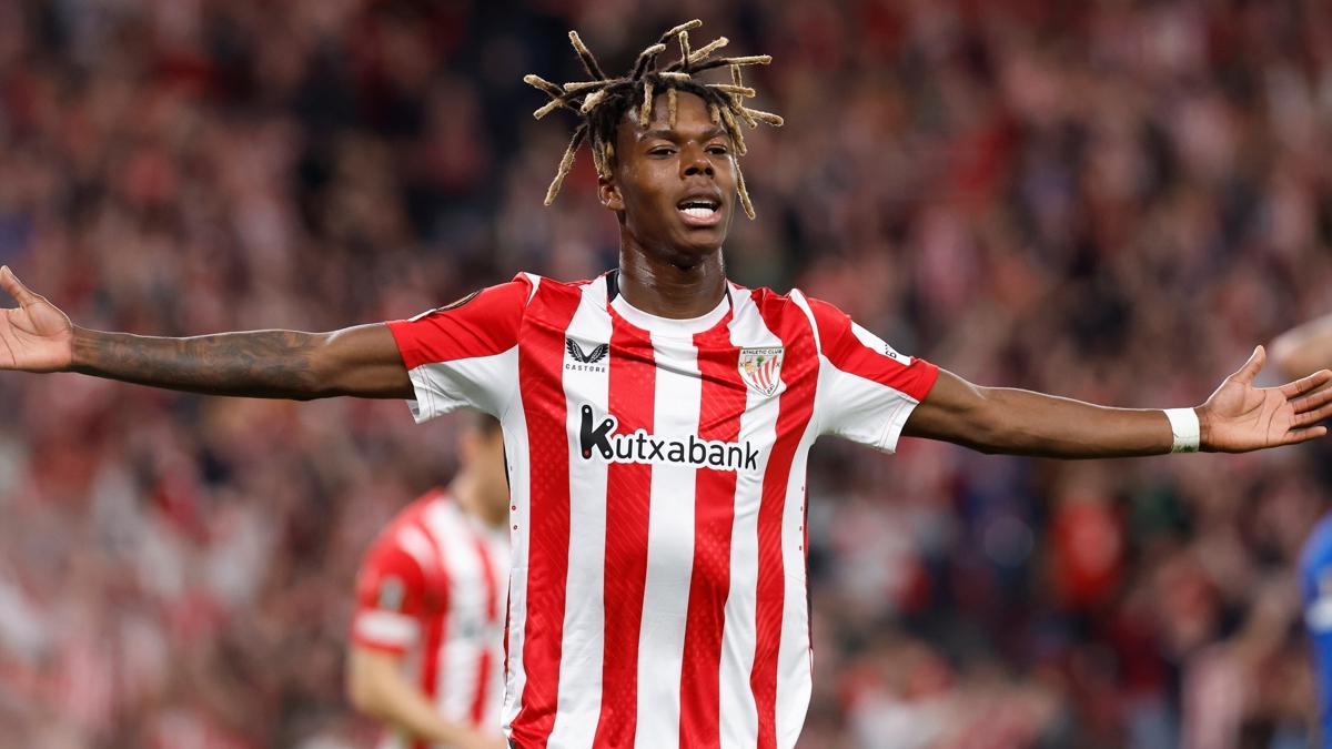 Athletic Bilbao'da Nico Williams'tan 10 yllk imza