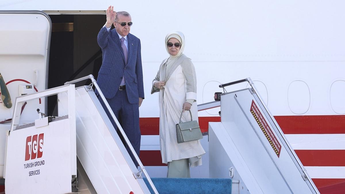 Bakan Erdoan, Azerbaycan'a gitti