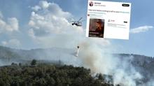 HelpTurkey modunu atlar! mamolu maskesiyle yangn provokasyonu