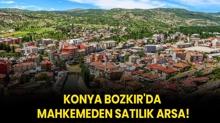 Konya Bozkr'da mahkemeden satlk arsa!