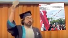 Provokatr CHP'li kt! Boazii'nde diploma tiyatrosu