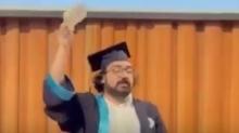 Provokatr CHP'li kt! Boazii'nde diploma tiyatrosu