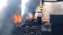 Roma'da akaryakt istasyonu patlad! ok sayda l ve yaral var