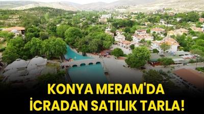 Konya Meram'da icradan satlk tarla!