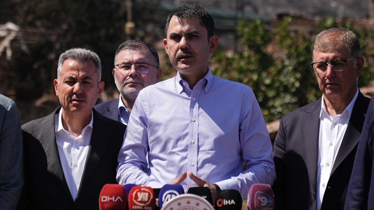 zmir ve Bilecik'te 415 yap hasar ald... Bakan Kurum: Bir sene ierisinde teslim edeceiz