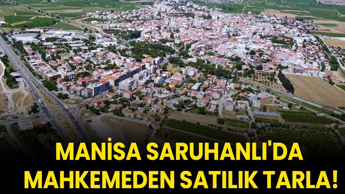 Manisa Saruhanl'da mahkemeden satlk tarla!