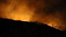 Hatay'da orman yangn... Sndrme almalar devam ediyor
