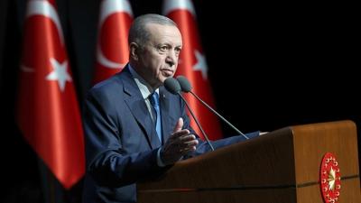 Bakan Erdoan'dan 5 ehidimiz iin taziye mesaj