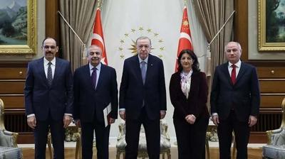 DEM Parti'den mral ziyareti sonras aklama: Erdoan ile grme tarihi nitelikte