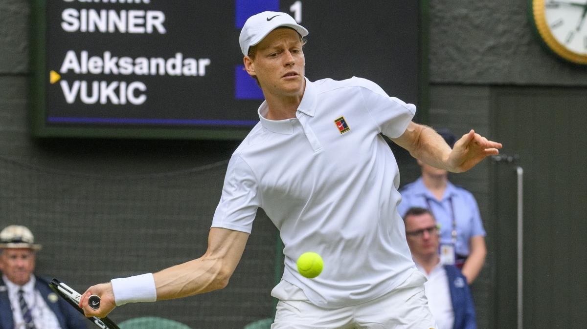 Jannik Sinner, Wimbledon'da hata yapmadan ilerliyor