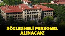 Gazi niversitesi 208 Szlemeli Personel alacak!