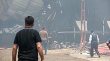 Van'da geri dnm fabrikasnda yangn