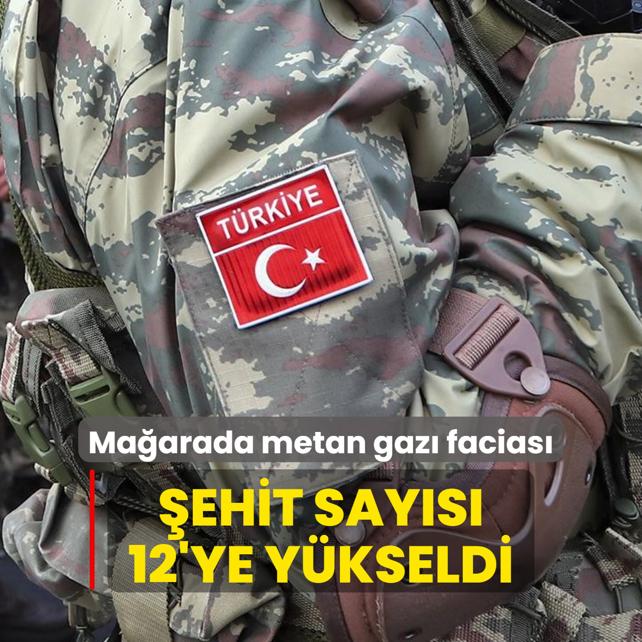 Maarada metan gaz facias: ehit says 12'ye ykseldi