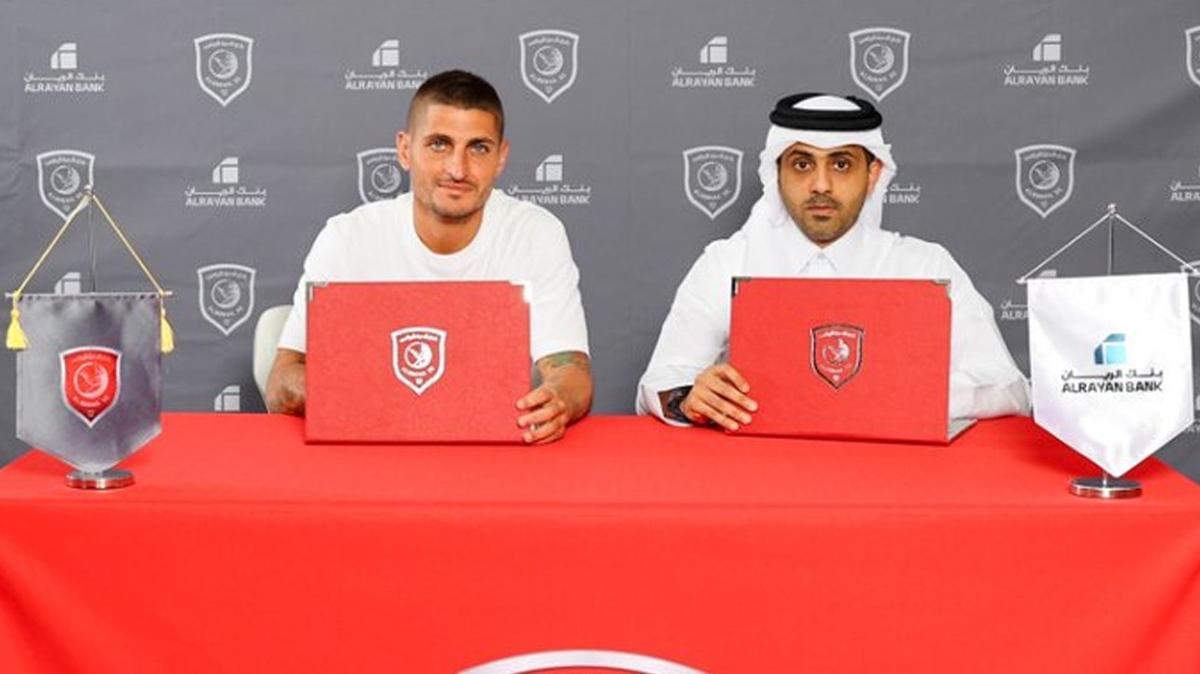 Marco Veratti, Katar ekibine imzay att