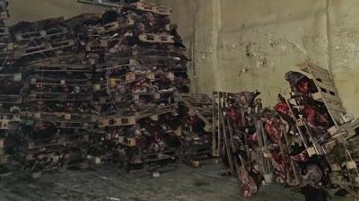 Bursa'da salksz koullarda et saklayan iletme mhrlendi