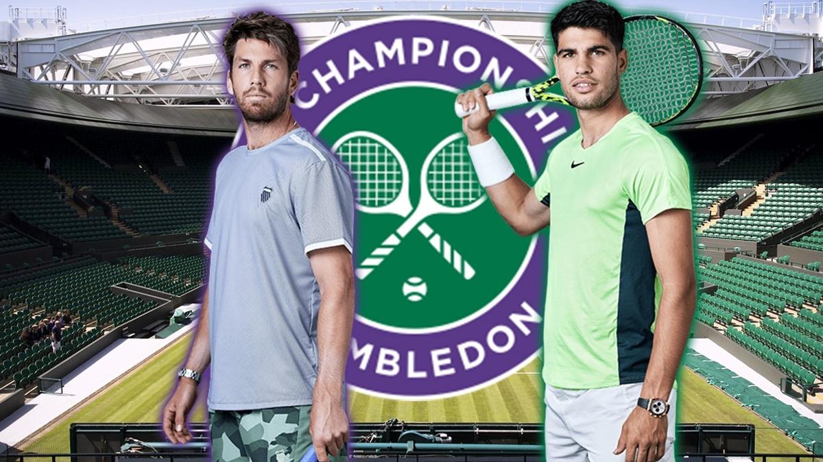 Cameron Norrie - Carlos Alcaraz ma saat kata, hangi kanalda" Wimbledon eyrek finali