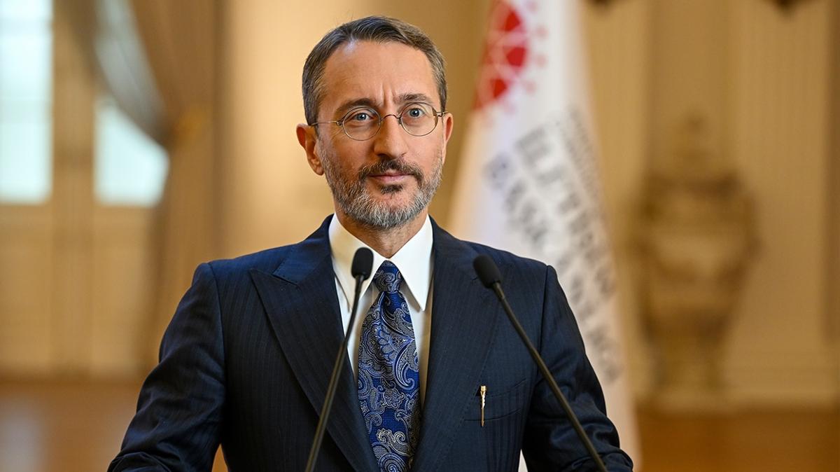 letiim Bakan Altun'tan Suriye'ye destek mesaj... "Suriye halk kllerinden domutur"