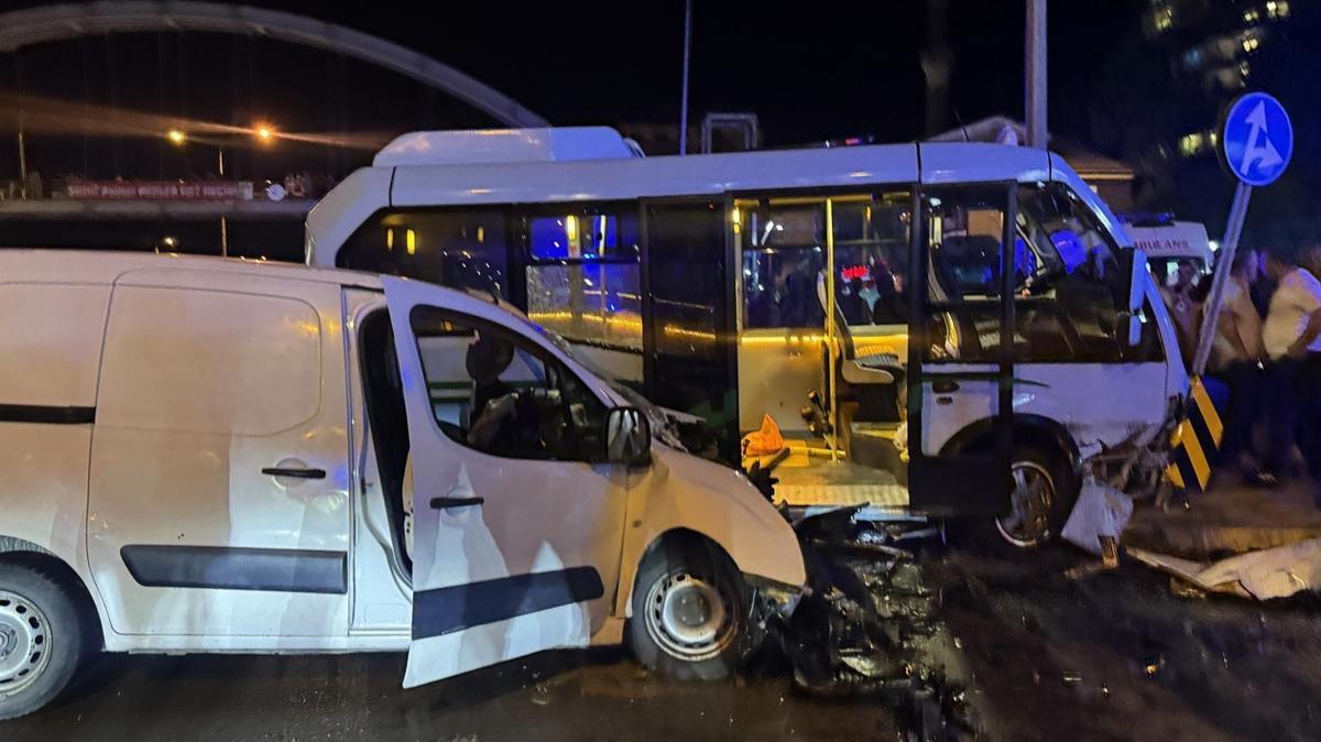 Rize'de korkutan kaza: 10 kii yaraland