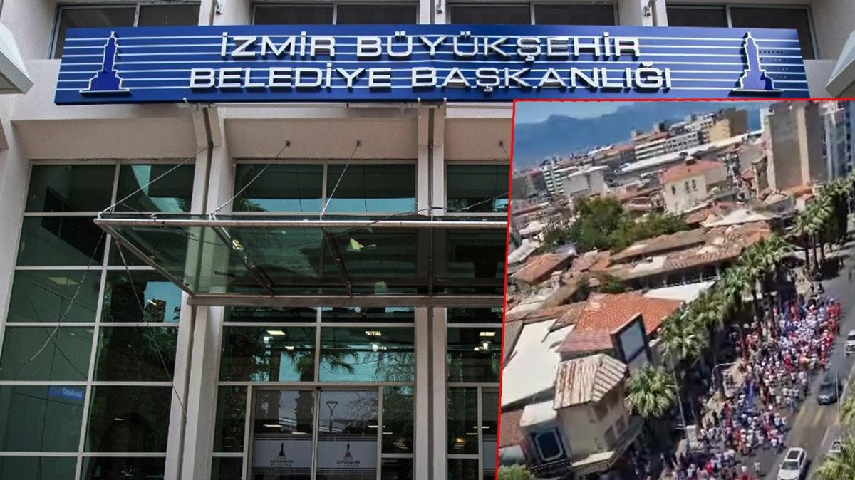 zmir Bykehir'den grev intikam! Yzlerce ii eylem balatt
