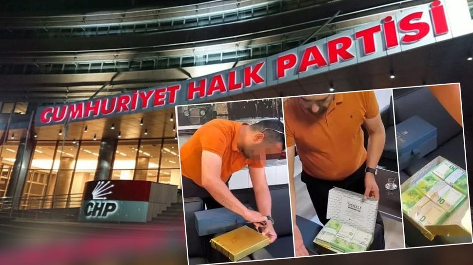 CHP'den yolsuzlua gz gre gre destek! Baklava kutusuna sahip kacaklar