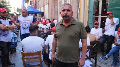 zmir'de iiler yine eylemde... 'Adaletsizce iten atldk'