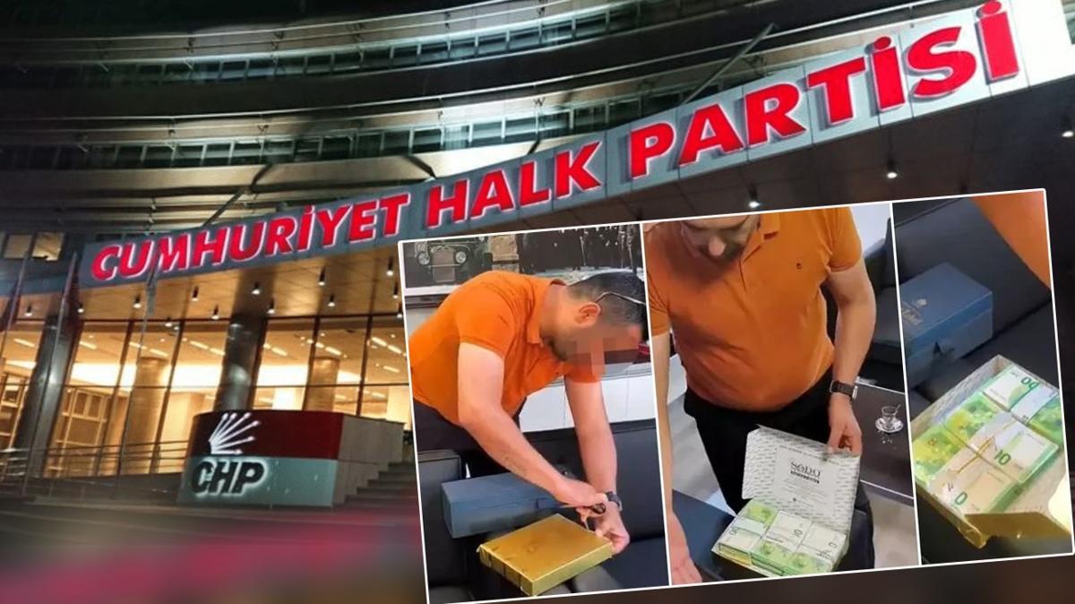 CHP'den yolsuzlua gz gre gre destek! Baklava kutusuna sahip kacaklar