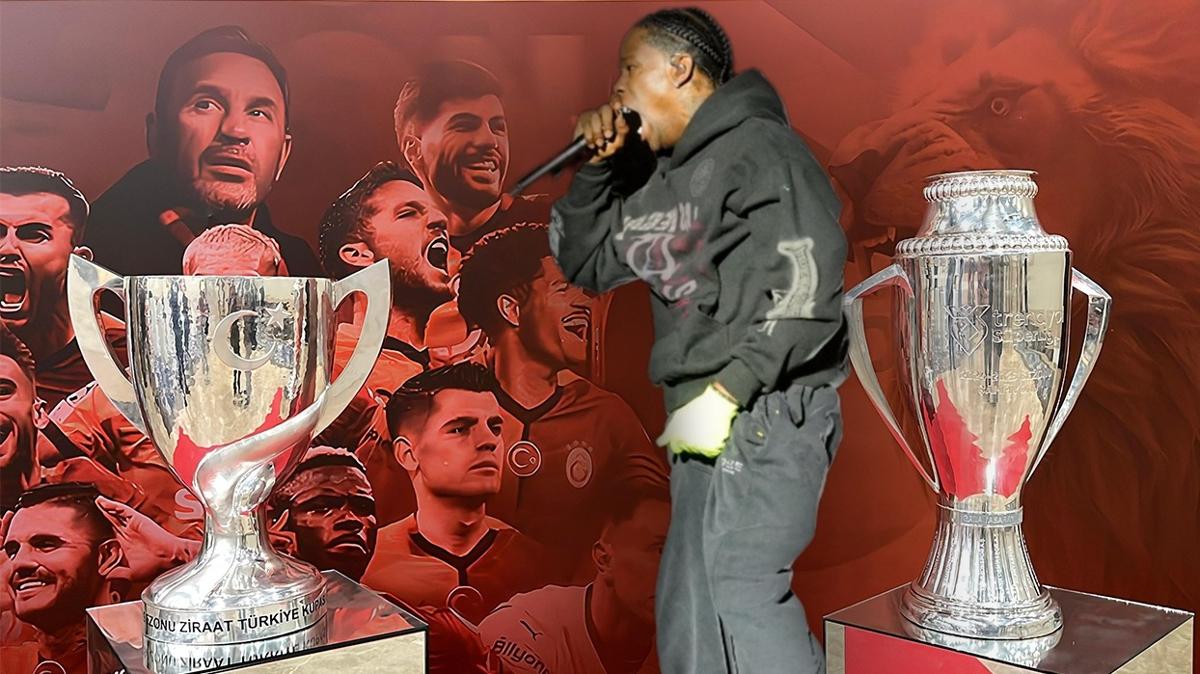 Rapi Travis Scott'tan, taraftar ayaa kaldran "Galatasaray" srprizi!