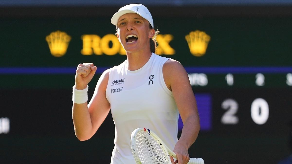 Wimbledon'da Anisimova ve Swiatek, finalde!